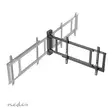 Motorised TV Wall Mount | 32 - 75 " | Maximum supported screen weight: 50 kg | Rotatable | Minimum wall distance: 56 mm | Remote controlled | ABS / Steel | Black - TV telineet - 5412810450565 - 54