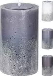 P=C3=B6yt=C3=A4kynttil=C3=A4 hopeahippu 9x15cm - Kynttilät ja lyhdyt - 8719987652585 - 1