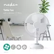 Pöytätuuletin | Verkkovirtakäyttöinen | Halkaisija: 300 mm | 35 W | Oskillaatio | 3 nopeusasetusta | Valkoinen - Tuulettimet ja ilmastointilaitteet - 5412810291175 - 5