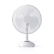 Pöytätuuletin | Verkkovirtakäyttöinen | Halkaisija: 300 mm | 35 W | Oskillaatio | 3 nopeusasetusta | Valkoinen - Tuulettimet ja ilmastointilaitteet - 5412810291175 - 1