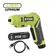 Ruuvinv=C3=A4=C3=A4nnin Ryobi USB Lithium - Akkuporakoneet ja ruuvinvääntimet - 4892210222145 - 2