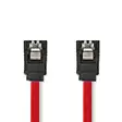 SATA kaapeli | 3 Gbps | SATA 7-Pin naaras | SATA 7-Pin naaras | Niklattu | 0.50 m | Litteä | PVC | Punainen | Laatikko - Tietokone ja verkko - 5412810422265 - 1