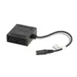 SCART-kaapeli | SCART Uros | SCART Naaras / 3.5 mm naaras | Niklattu | 480p | 0.20 m | Pyöreä | PVC | Musta | Laatikko - Nedis tuotteet - 5412810426775 - 41