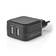 Seinälaturi | 24 W | 2x 2.4 A A | Lähtöliitäntöjen määrä: 2 | 2x USB-A | Kaapeli ei sisälly | Single Voltage Output | Musta - Verkkolaturit - 5412810267545 - 11
