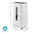 SmartLife-Ilmankuivain | Wi-Fi | 20 l/Päivä | Kosteudenpoisto / Jatkuva / Kuivaa pyykkiä / Ilmanvaihto | Android / IOS | Säädettävä hygrostaatti | 195 m³/h - Tuulettimet ja ilmastointilaitteet - 5412810405985 - 55