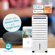 SmartLife Mobiili Ilmajäähdytin | Vesisäiliön tilavuus: 5 l | 215 m³/h | Oskillaatio | Kaukosäädin | Ionisointi-toiminto - Tuulettimet ja ilmastointilaitteet - 5412810414895 - 51