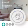 SmartLife Sireeni | Verkkovirtakäyttöinen | 8 melodiaa | 85 dB | Android / IOS | Valkoinen - Hälyttimet ja anturit - 5412810296705 - 5