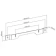 Soundbar-teline | Sopii käytettäväksi: Sonos® Ray | Seinä | 2 | Kiinteä | ABS-Muovi / Teräs | Musta - Kaiutintelineet - 5412810419265 - 80