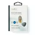 Stereoäänisovitin | 3.5 mm uros | 6.35 mm naaras | Kullattu | Suora | Alumiini / Sinkkiä | Kulta / Metalli | 1 kpl | Laatikko kannella ja ikkunalla - Audioadapterit - 5412810332915 - 66