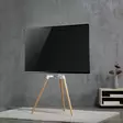 TV Lattiajalusta | 50 - 65 " | Maksimi tuettu näytön paino: 35 kg | Skandinaavinen Design | Käänneltävä | Kaatumisenesto-lenkki | Pikalukko | Alumiini / Teräs | Valkoinen - TV telineet - 5412810328895 - 50