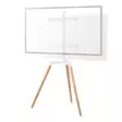 TV Lattiajalusta | 50 - 65 " | Maksimi tuettu näytön paino: 35 kg | Skandinaavinen Design | Käänneltävä | Kaatumisenesto-lenkki | Pikalukko | Alumiini / Teräs | Valkoinen - TV telineet - 5412810328895 - 1