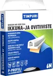 Tiiviste Timpuri P 6 m valkoinen - Ikkuna- ja ovitiivisteet - 6418091704235 - 1