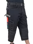 Ty=C3=B6housut 3/4-pituus musta Finnwork - Työhousut ja haalarit - 6438168092645 - 1