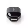USB-C Sovitin | USB 3.2 Gen 1 | USB-C Uros | USB-A Naaras | 5 Gbps | Pyöreä | Niklattu | Musta | Laatikko - Tietokone ja verkko - 5412810289035 - 10