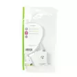 USB-C Sovitin | USB 3.2 Gen 1 | USB-C Uros | VGA Naaras | 1080p | 5 Gbps | 0.20 m | Pyöreä | Niklattu | PVC | Valkoinen | Muovipussi - Tietokone ja verkko - 5412810319855 - 66