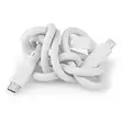USB kaapeli | USB 3.2 Gen 1 | USB-C Uros | USB-C Uros | 60 W | 4K@60Hz | 5 Gbps | Niklattu | 1.50 m | Pyöreä | Silikoni | Valkoinen | Laatikko - Tietokone ja verkko - 5412810417995 - 53