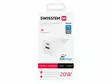 Swissten GaN USB-C 20W PD & USB-A 18W QC 3.0 -laturi - Verkkolaturit - 8595217484405 - 2