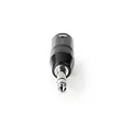 XLR adapteri | XLR 3-Pin uros | 6.35 mm uros | Niklattu | Suora | Metalli | Musta | 1 kpl | Muovipussi - Audioadapterit - 5412810296255 - 20
