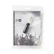 XLR adapteri | XLR 3-Pin uros | 6.35 mm uros | Niklattu | Suora | Metalli | Musta | 1 kpl | Muovipussi - Audioadapterit - 5412810296255 - 72