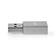 USB-A Sovitin | USB 3.2 Gen 1 | USB-A Uros | USB-C Naaras | 5 Gbps | Pyöreä | Niklattu | Hopea | Laatikko kannella ja ikkunalla - Tietokone ja verkko - 5412810334445 - 3