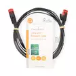 CAT6 Verkkokaapeli | RJ45 uros | RJ45 uros | U/UTP | 2.00 m | Snagless | Litteä | PVC | Musta | Label - Tietokone ja verkko - 5412810423095 - 66
