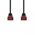 CAT6 Verkkokaapeli | RJ45 uros | RJ45 uros | U/UTP | 2.00 m | Snagless | Litteä | PVC | Musta | Label - Tietokone ja verkko - 5412810423095 - 10