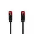 CAT6 Verkkokaapeli | RJ45 uros | RJ45 uros | U/UTP | 2.00 m | Snagless | Litteä | PVC | Musta | Label - Tietokone ja verkko - 5412810423095 - 1