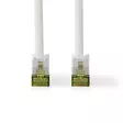 CAT7 verkkokaapeli | S/FTP | RJ45 uros | RJ45 uros | 10.0 m | Snagless | Pyöreä | LSZH | Valkoinen | Label - Tietokone ja verkko - 5412810424405 - 10