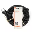 Sähköjohto | Suko Uros | IEC-320-C13 | Suora | Suora | Niklattu | 10.0 m | Pyöreä | PVC | Musta | Label - Virtakaapelit ja liittimet - 5412810425075 - 66