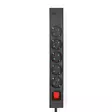 Jatkojohto | Maadoitettu virtaliitin / Tyyppi F (CEE 7/7) | 5-suuntainen | 1.50 m | 3680 W | 16 A | USB Liitäntä | On/off-kytkin | Musta - Jatkojohdot - 5412810481675 - 30