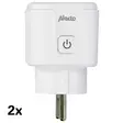 Älykäs Wi-Fi-pistoke energiamittarilla 16A 3680W 2-pack Valkoinen - Älypistorasiat - 8712412586325 - 10