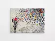 Banksy Multivärinen Koristeellinen Kangastaulu 70x100 cm - Puukehys 2x3 cm - 50% Puuvilla/50% Polyesteri - Taulut ja kehykset - 8683342479035 - 3