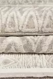 Beige eteisen matto käytävämatto 80x200 cm - Tyylikäs ja Kestävä Polypropeeni-Polyesteri Matto 9 mm Nukalla - Pienet matot ja käytävämatot - 8684282049005 - 3