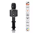 Bluetooth® karaokemikrofoni kaiuttimella ja valaistuksella Musta - Mikrofonit ja karaokelaitteet - 8711902042105 - 1