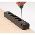 Bremounta 5-suuntainen jatkojohto 2 USB-latausliittimellä Musta 3,00 m TYPE F - Jatkojohdot - 4007123657025 - 54