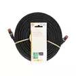 CAT6 Verkkokaapeli | RJ45 uros | RJ45 uros | S/FTP | 30.0 m | Pyöreä | LSZH | Musta | Label - Tietokone ja verkko - 5412810423255 - 66
