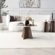 Sohvapöytä - Kultainen Pähkinä - 100% Melamiinipinnoitettu Lastulevy - 60x40x60 cm - PVC Reunanauhat - Purettava - Sohvapöydät - 8684282402565 - 3
