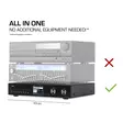 DABMAN i560 CD All-in-one HiFi-järjestelmä vahvistimella ja CD-soittimella DAB+ / FM / Internet / Bluetooth Musta - Radiot ja MP3/4-soittimet - 4024035254005 - 55