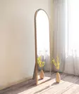 Ekologinen Flotal-E Peili - 100% MDF, Pähkinä, 50x160x2,2 cm, Helppo Asennus, Ympäristöystävällinen, Kestävä - Peilit - 8683743823185 - 2