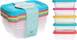 Eväsrasia 5kpl eri väriset kannet - Eväsrasiat ja ruoansäilytysastiat - 8720573437325 - 2