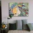 Gustav Klimt - Koristeellinen Canvas-taulu, 70x100 cm, Monivärinen, 100% Puukehys, Seinäkoriste, Elegantti Sisustus - Taulut ja kehykset - 8683342791625 - 2