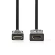 High Speed HDMI Kaapeli Ethernet | HDMI liitin | HDMI Ulostulo | 4K@60Hz | ARC | 10.2 Gbps | 3.00 m | Pyöreä | PVC | Musta | Label - HDMI-kaapelit - 5412810465255 - 10