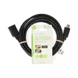 High Speed HDMI Kaapeli Ethernet | HDMI liitin | HDMI Ulostulo | 4K@60Hz | ARC | 10.2 Gbps | 3.00 m | Pyöreä | PVC | Musta | Label - HDMI-kaapelit - 5412810465255 - 66