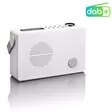 Kannettava DAB+/FM-radio hälytystoiminnolla Valkoinen - Radiot ja MP3/4-soittimet - 8711902035725 - 25