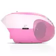 Kannettava FM-radio CD- ja USB-soitin Vaaleanpunainen - Radiot ja MP3/4-soittimet - 8711902024385 - 45