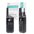 Kannettava radioasema PNI PMR R80 PRO, 2 kpl sarja, 0,5W, 16 kanavaa, vedenpitävä IP67, LED-taskulamolla, SOS-painike, VOX, USB-C - PNI tuotteet - 5949066530425 - 2
