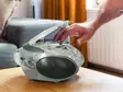 Kannettava stereo FM-radio CD-soittimella Läpinäkyvä - Radiot ja MP3/4-soittimet - 8711902066255 - 53