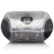 Kannettava stereo FM-radio CD-soittimella Läpinäkyvä - Radiot ja MP3/4-soittimet - 8711902066255 - 46