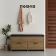Kenkäkaappi Hitit Väri, 100% Melamiinipinnoitettu Lastulevy, 18 mm, 106x50x34 cm, Pehmeästi Sulkeutuvat Saranat - Kenkäkaapit - 8684282587415 - 2