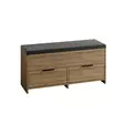 Kenkäkaappi Hitit Väri, 100% Melamiinipinnoitettu Lastulevy, 18 mm, 106x50x34 cm, Pehmeästi Sulkeutuvat Saranat - Kenkäkaapit - 8684282587415 - 1